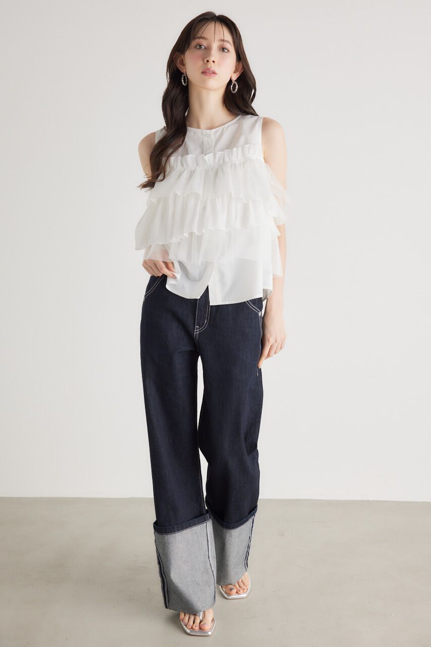 rienda「チュールビスチェコンビ BLS」|シャツ・ブラウス|