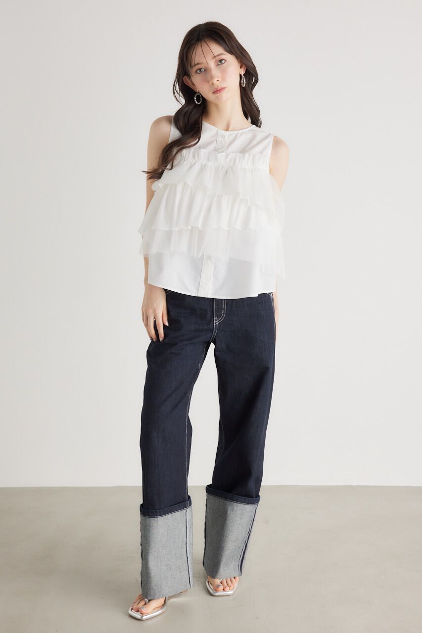 rienda「チュールビスチェコンビ BLS」|シャツ・ブラウス|