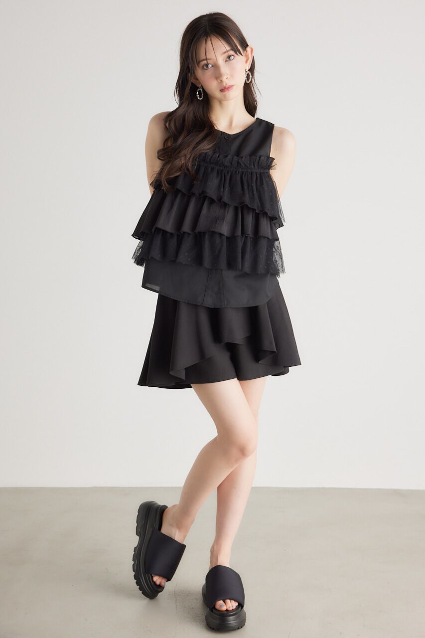 rienda「チュールビスチェコンビ BLS」|シャツ・ブラウス|