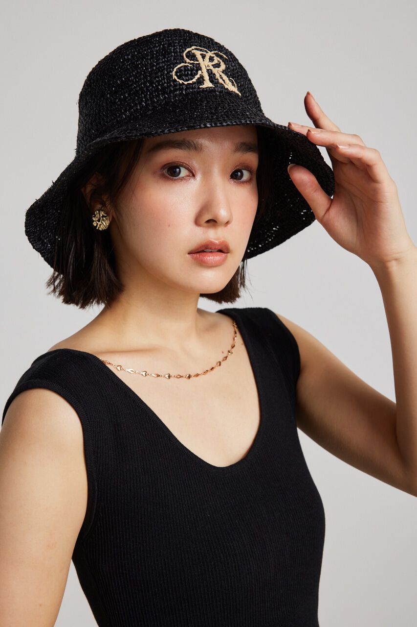 rienda「Rロゴラフィアハット」|その他|BLK