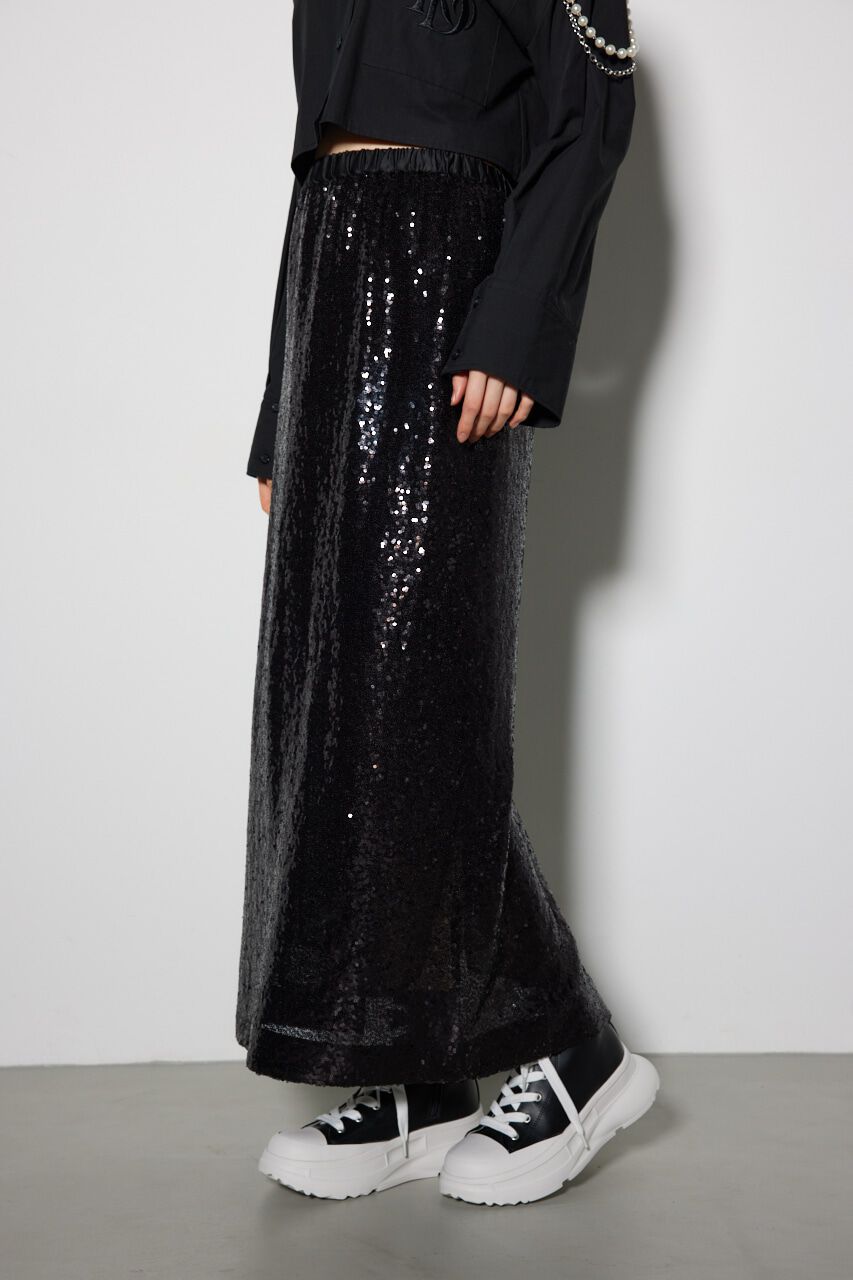 rienda「ジャストウエストスパンIラインスカート」|スカート|