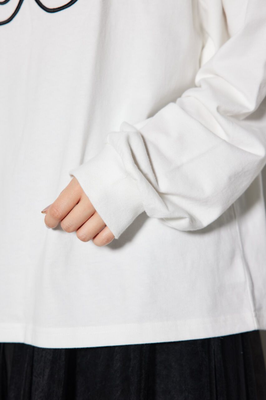 rienda「WRRロンクスリーブTシャツ」|Tシャツ・カットソー|