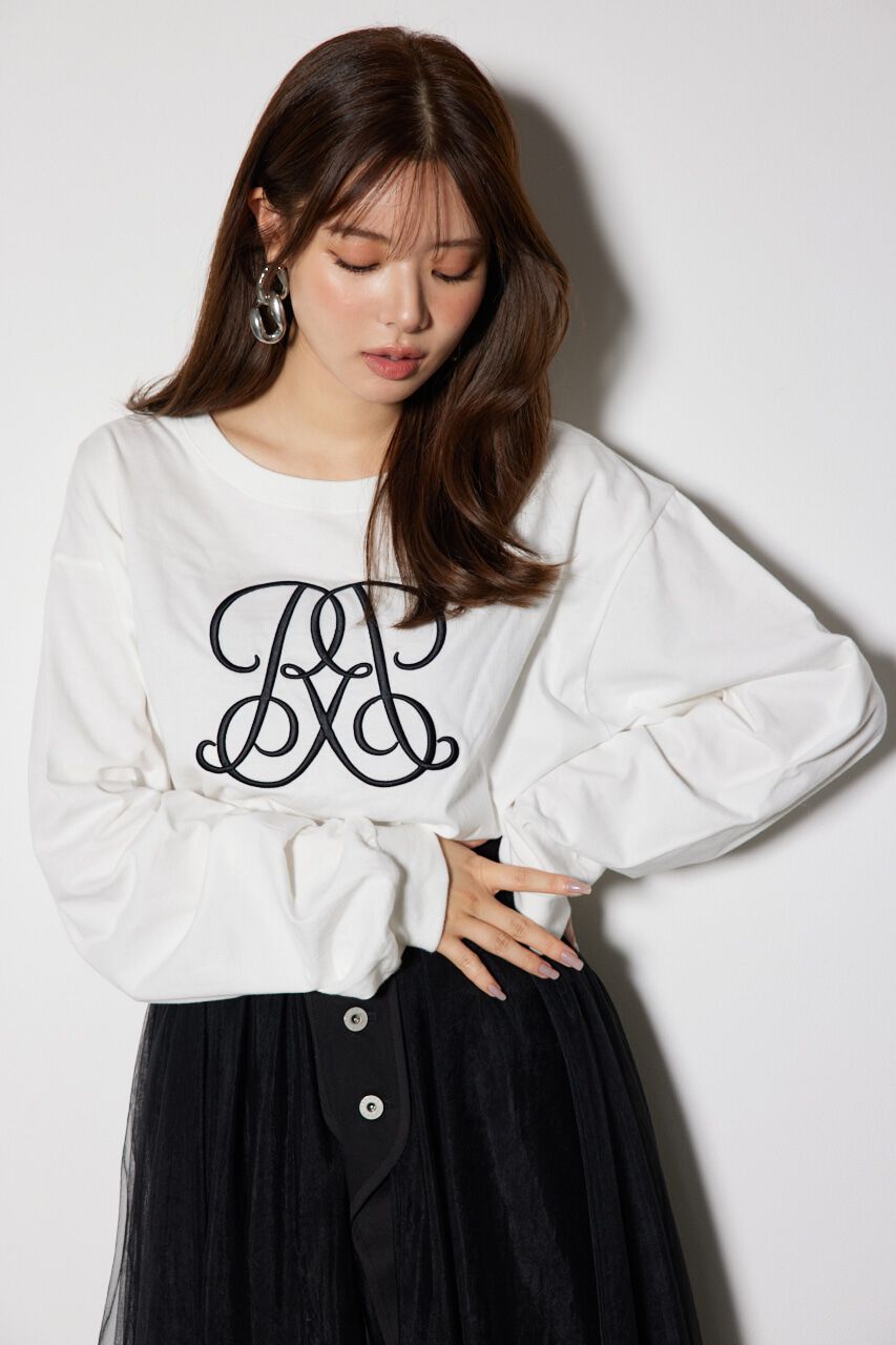 rienda「WRRロンクスリーブTシャツ」|Tシャツ・カットソー|