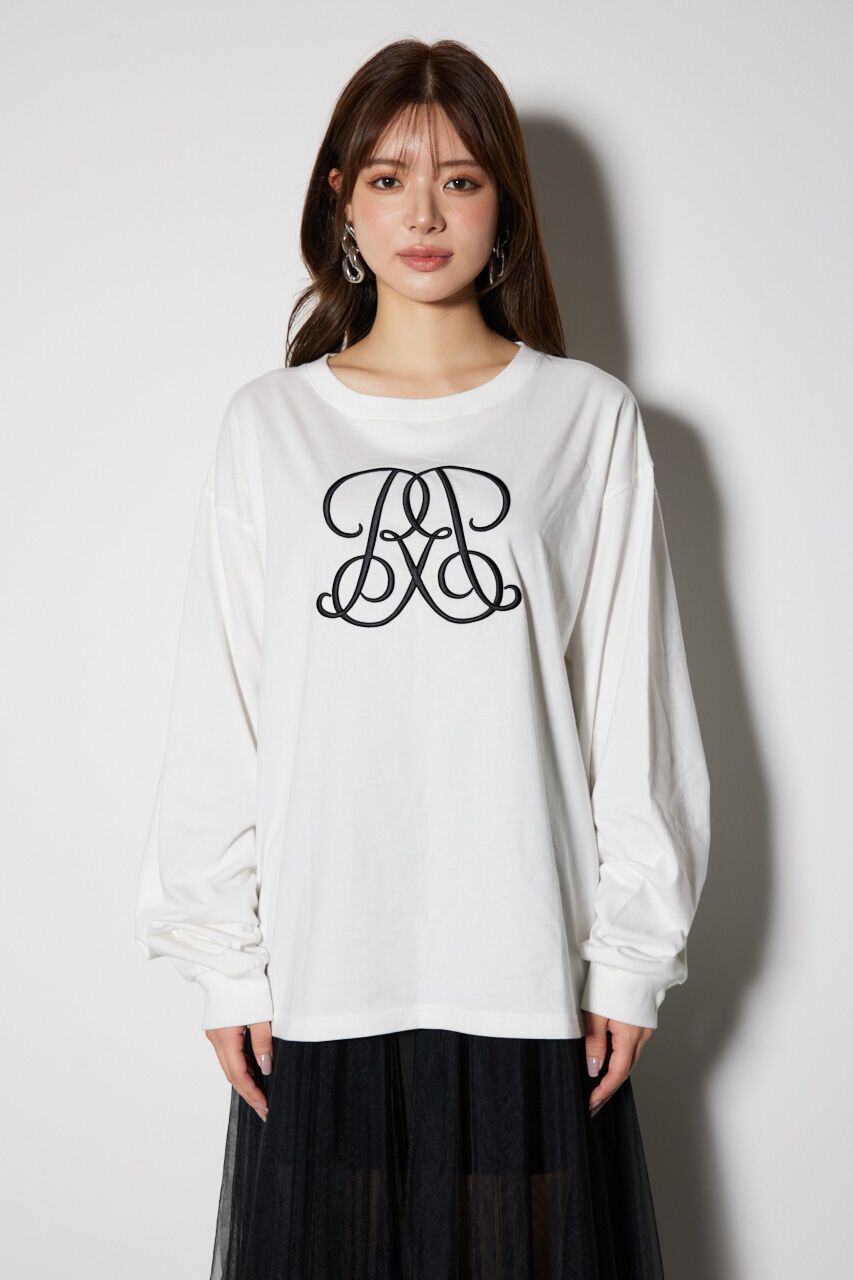 rienda「WRRロンクスリーブTシャツ」|Tシャツ・カットソー|