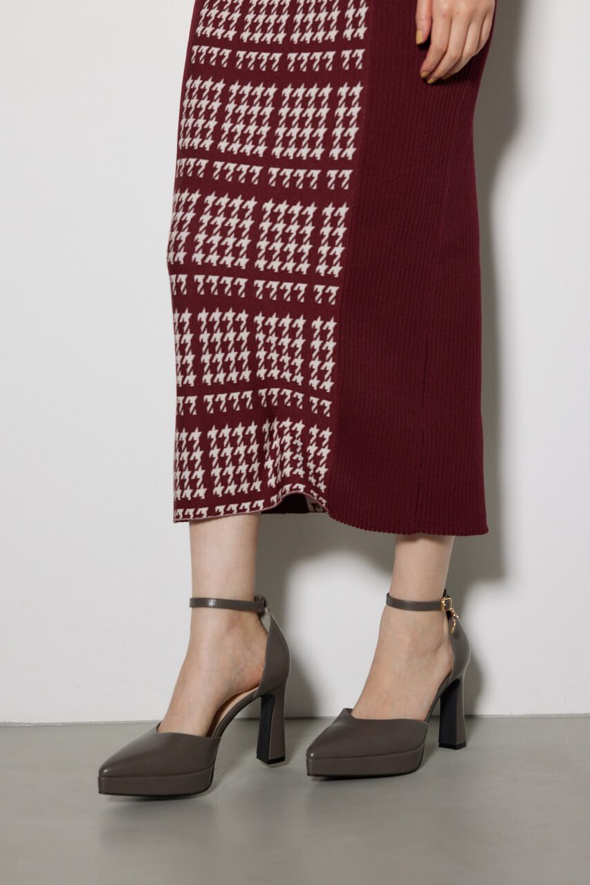 rienda「ティックストムアンクルパンプス」|パンプス|