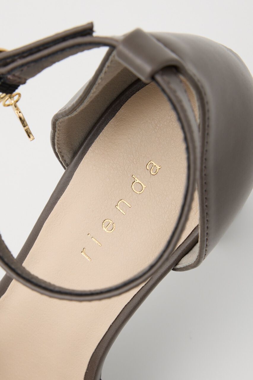 rienda「ティックストムアンクルパンプス」|パンプス|