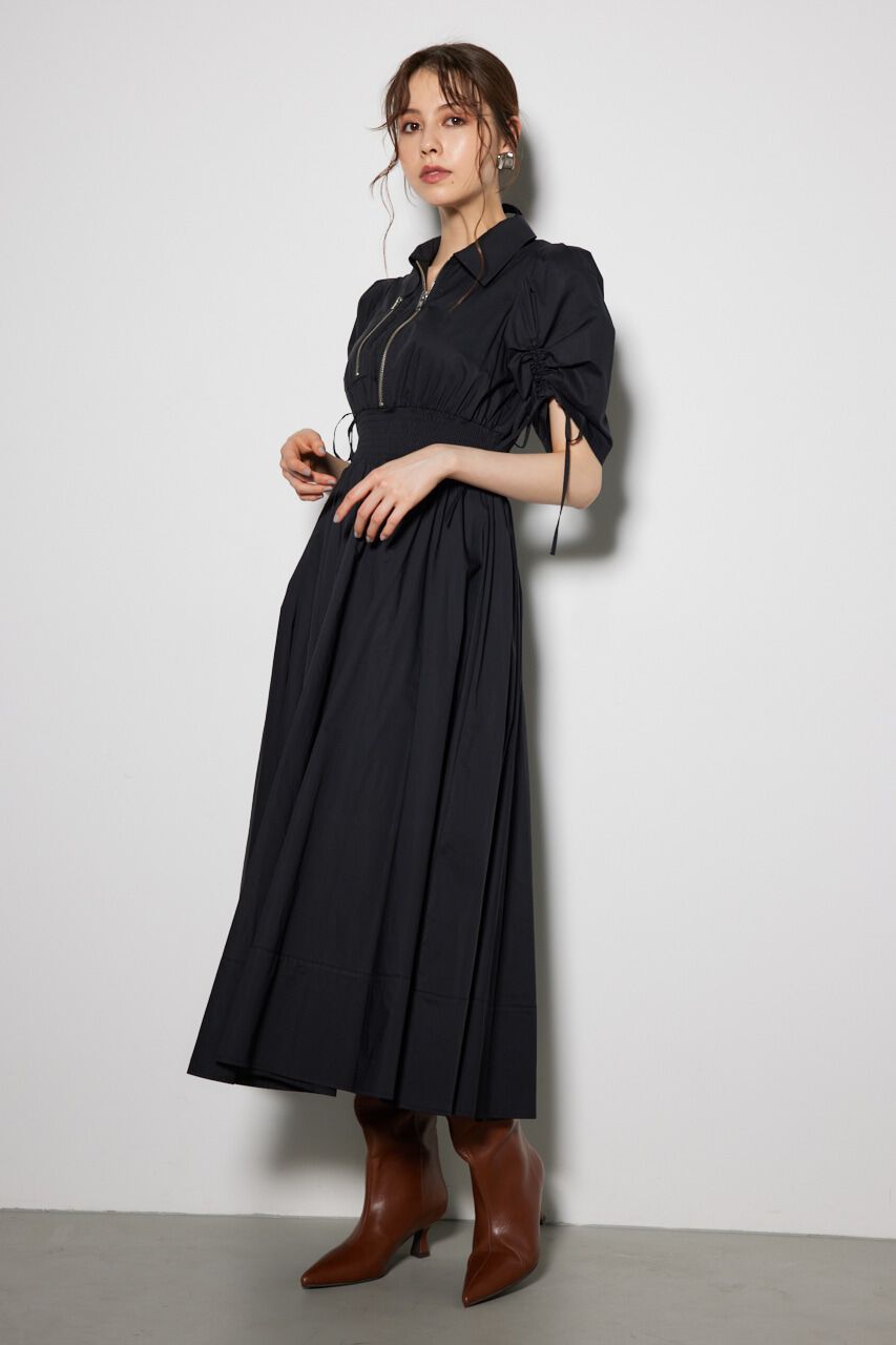 rienda「MA-1ディティールフレアワンピース」|ワンピース|