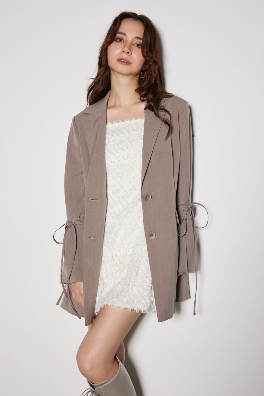 rienda「シングルテーラージャケット」|その他|BEG