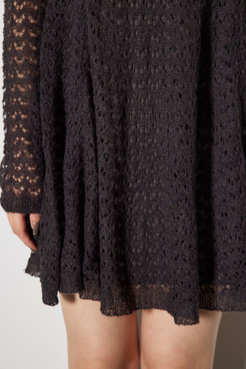 rienda「ソフティーニットフレアミニワンピース」|ワンピース|