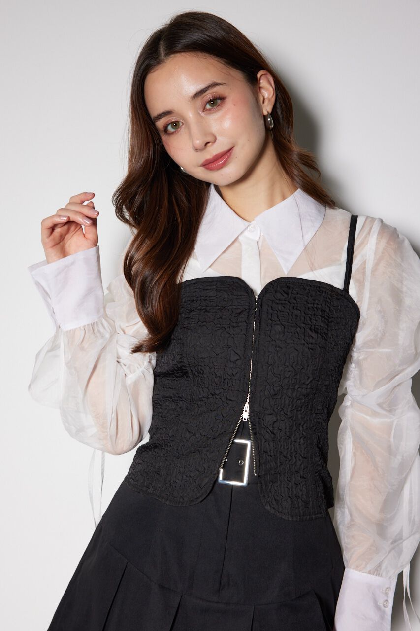 rienda「コルセットベアトップス」|その他|BLK