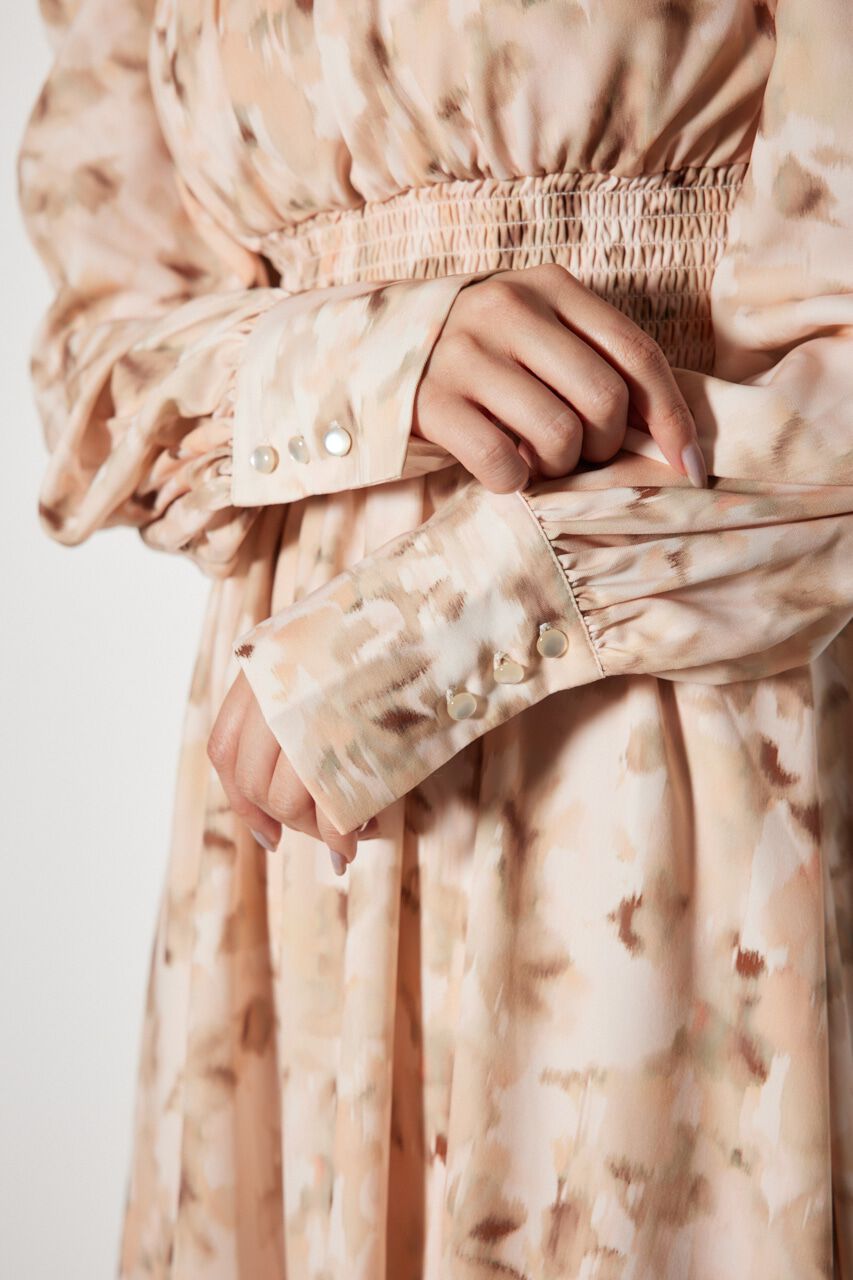 rienda「ウエストシャーリングシャツディテールワンピース」|ワンピース|