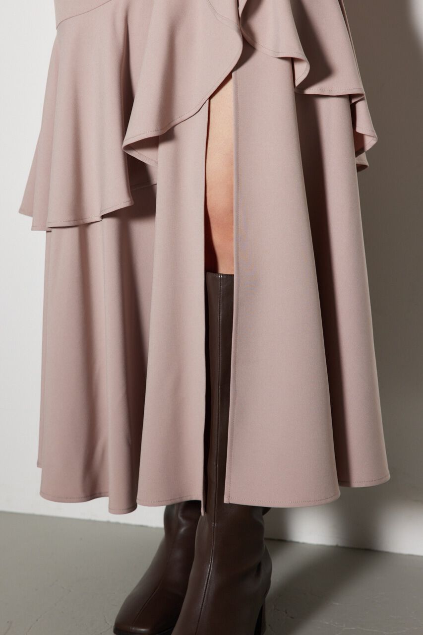 rienda「ダブルフリルスリットスコートショートパンツ」|その他|