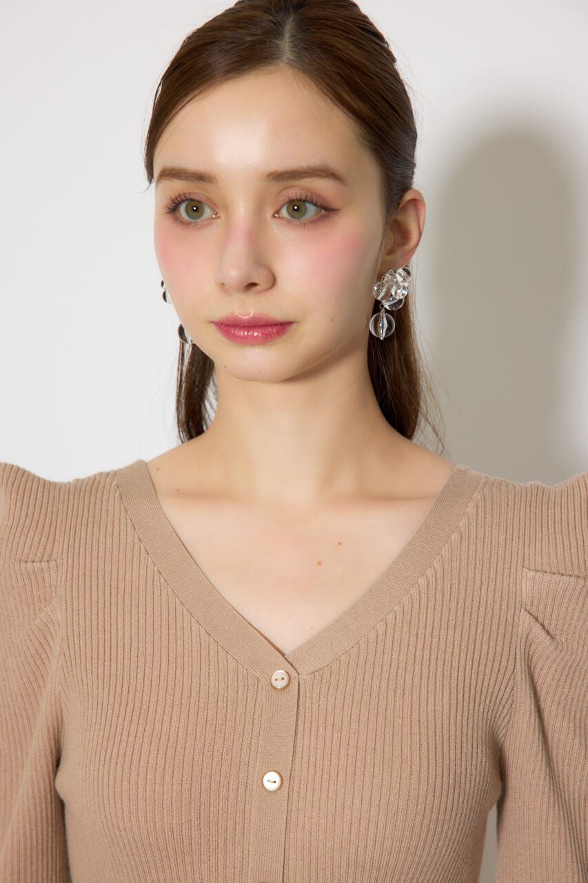 rienda「スカーフ付きマーメイドニットワンピース」|ワンピース|