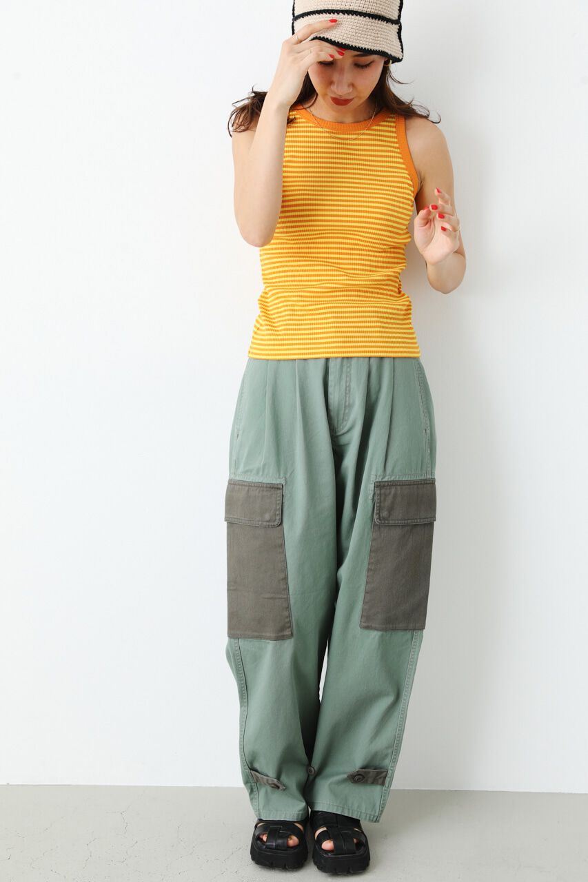 RODEO CROWNS「アメリカンスリーブカップインボーダータンクトップ」|チューブトップ|