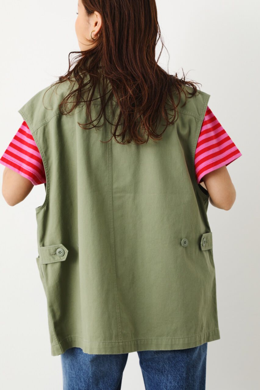 RODEO CROWNS「ミリタリーオーバーベスト」|ダウンベスト・ベスト|