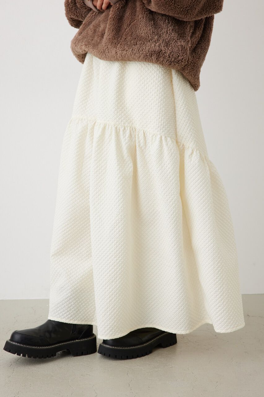 RODEO CROWNS「フクレジャガードギャザースカート」|スカート|