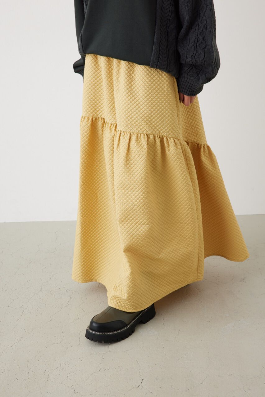 RODEO CROWNS「フクレジャガードギャザースカート」|スカート|