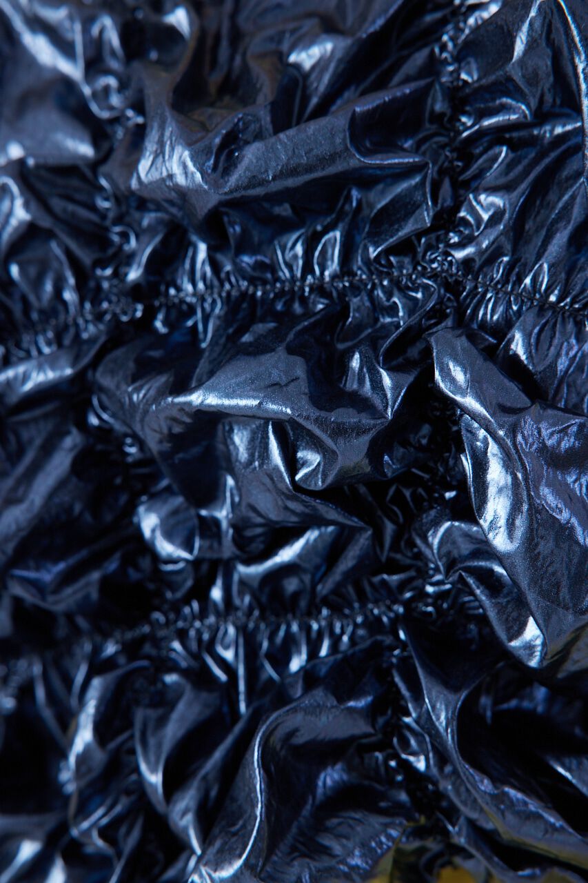 RODEO CROWNS「メタリックギャザーキャミソール」|キャミソール|