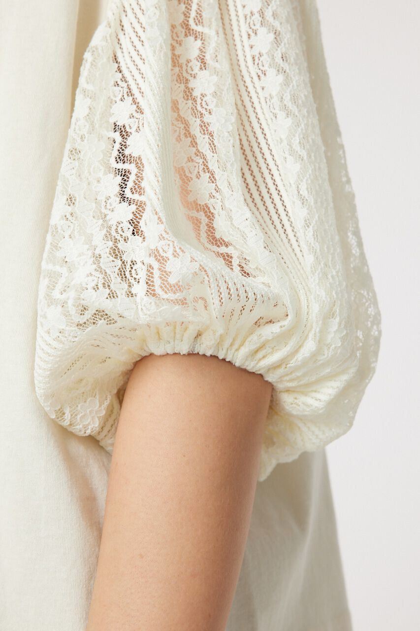 RODEO CROWNS「レーススリーブトップス」|Tシャツ・カットソー|