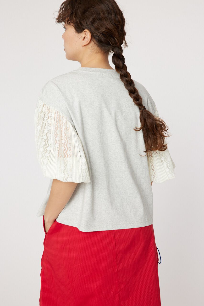 RODEO CROWNS「レーススリーブトップス」|Tシャツ・カットソー|