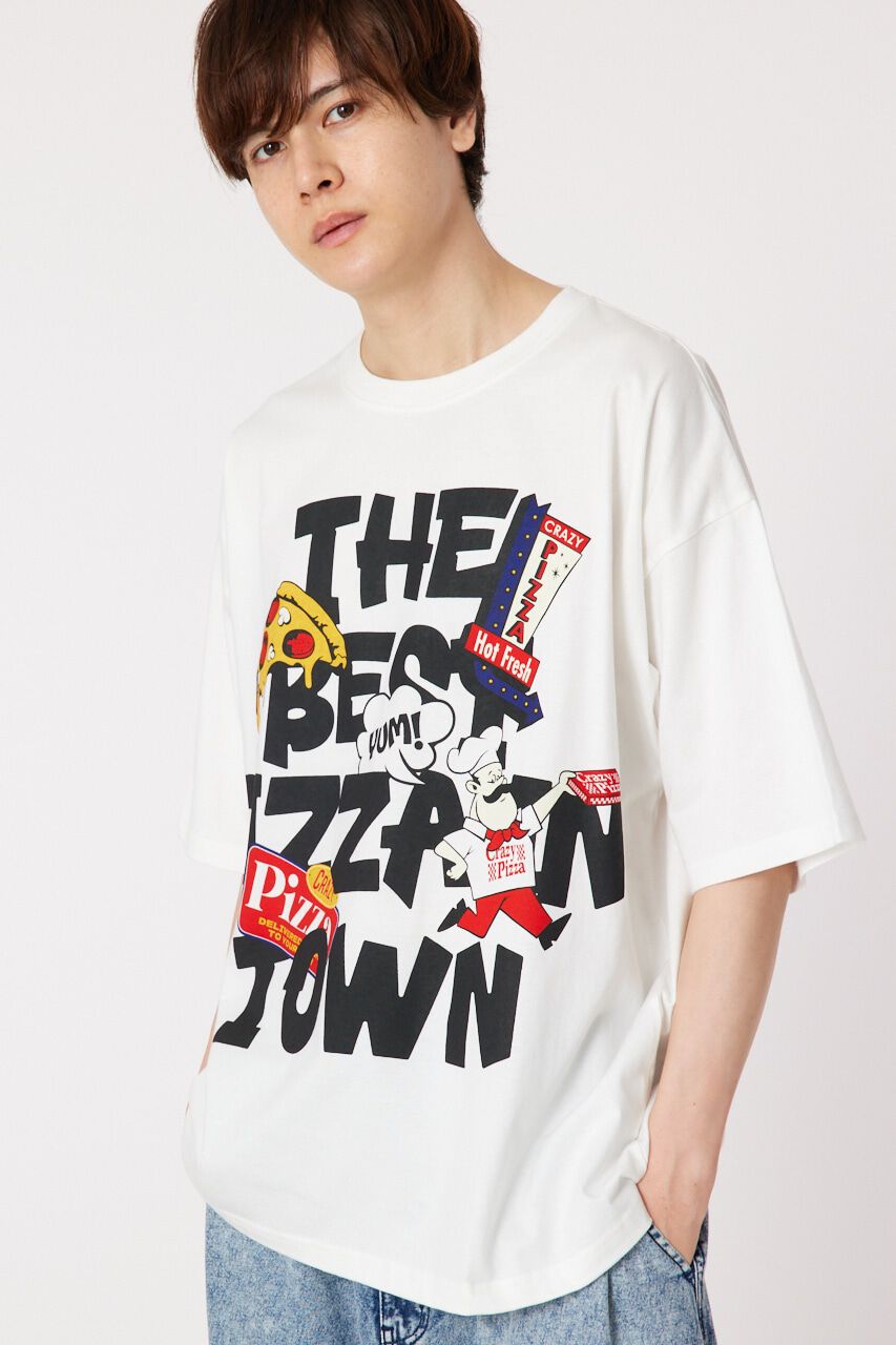 RODEO CROWNS「PIZZA TOWN Tシャツ」|Tシャツ・カットソー|WHT