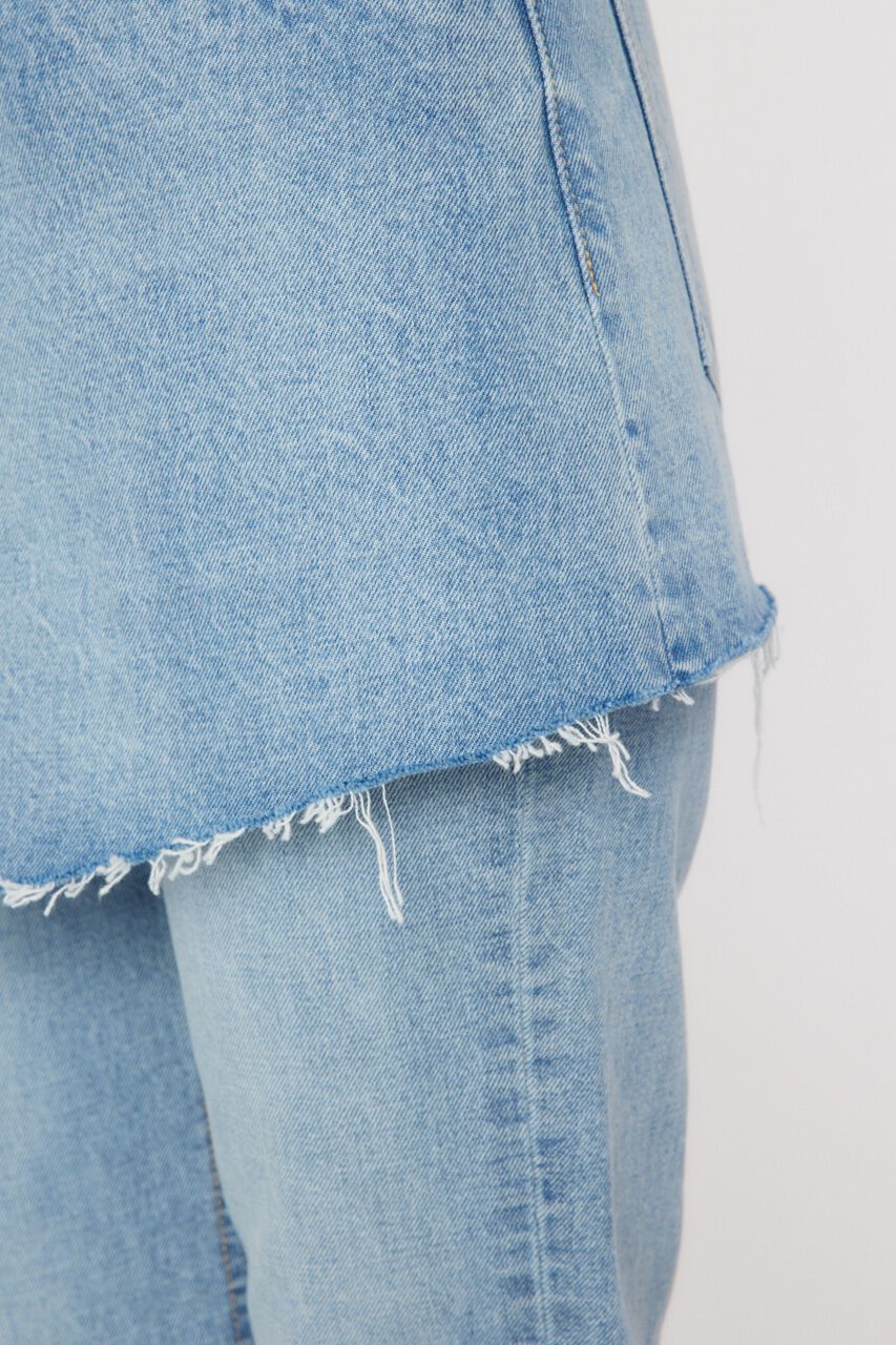 RODEO CROWNS「レイヤードラップデニム」|デニム|