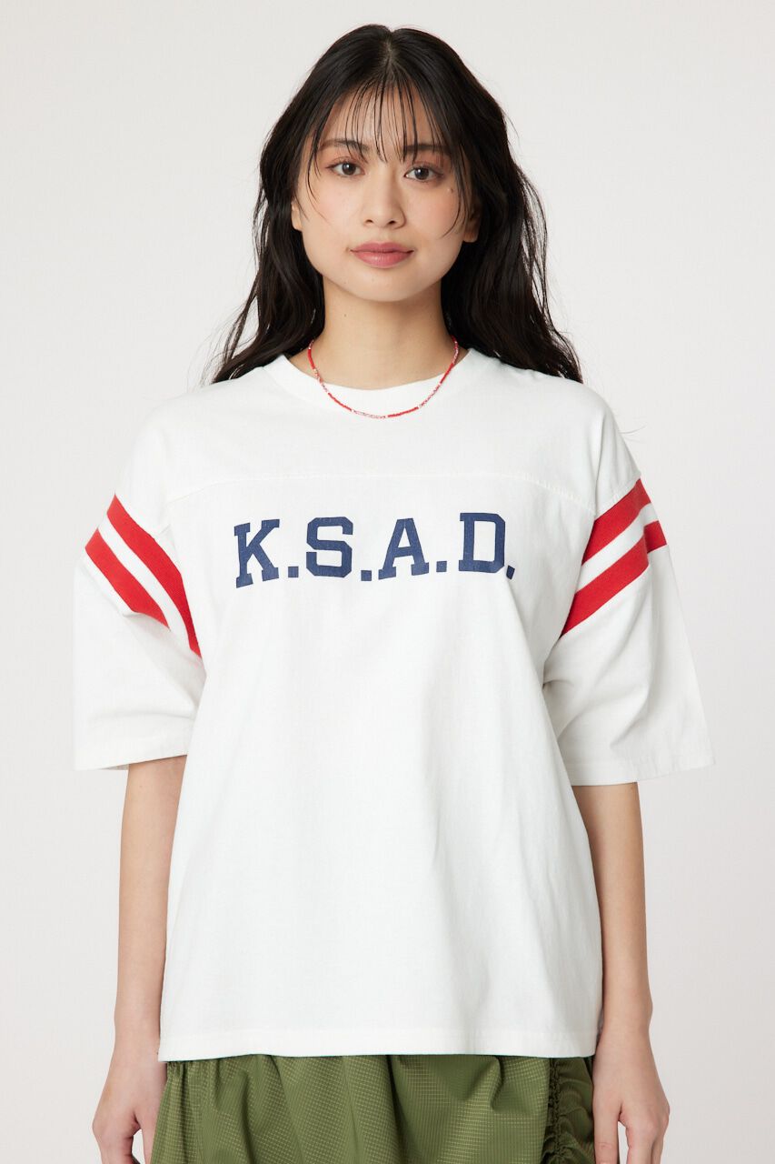 RODEO CROWNS「G/O  FOOTBALL Tシャツ」|Tシャツ・カットソー|