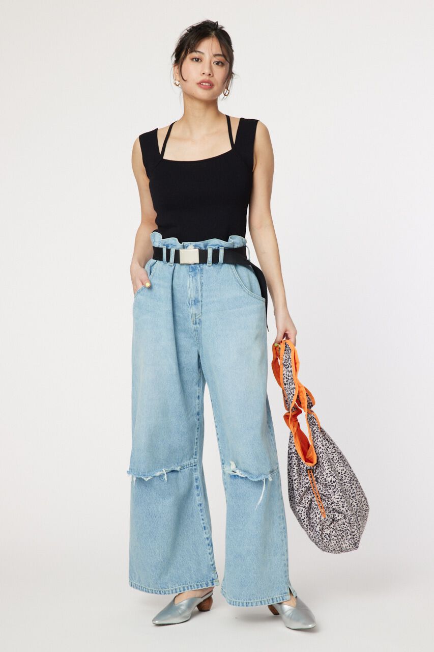 RODEO CROWNS「ベルト付きデニム」|デニム|