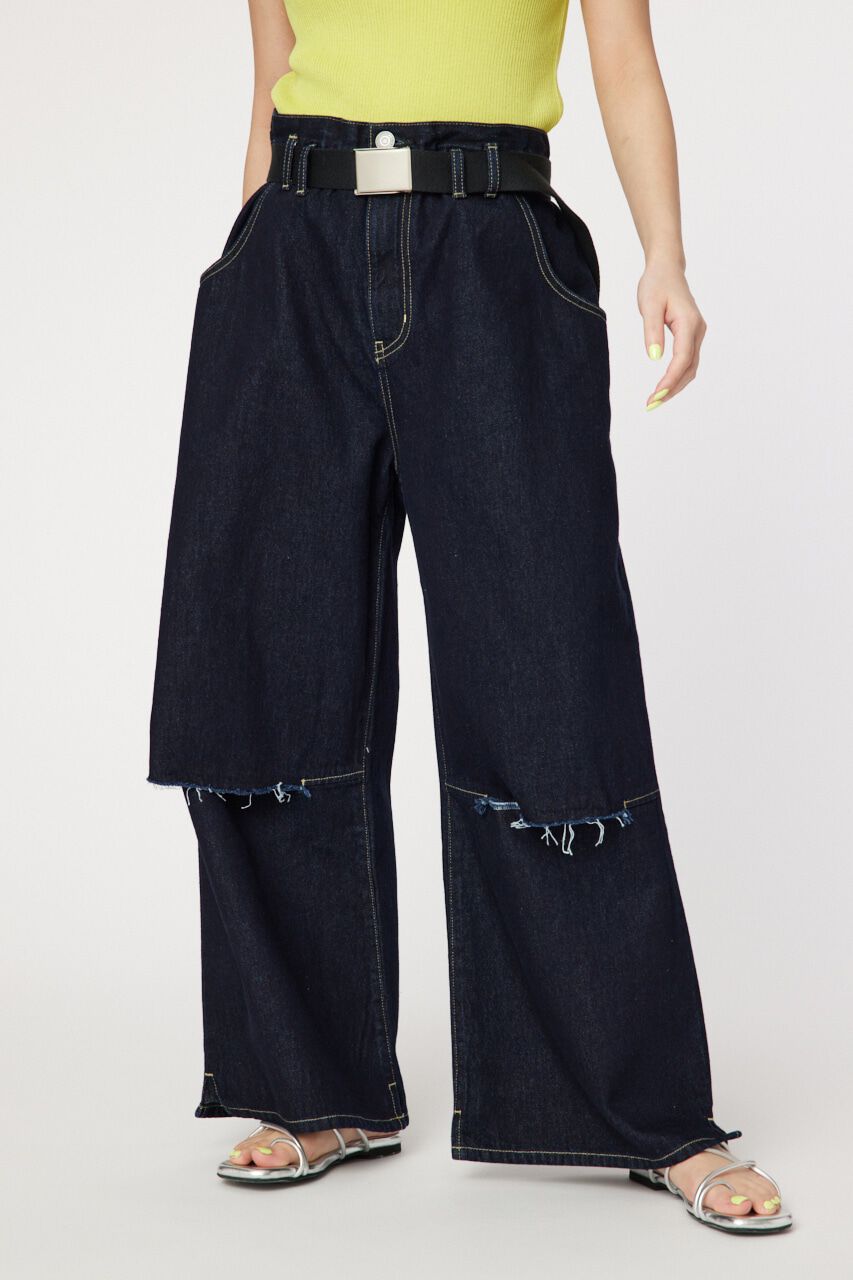 RODEO CROWNS「ベルト付きデニム」|デニム|