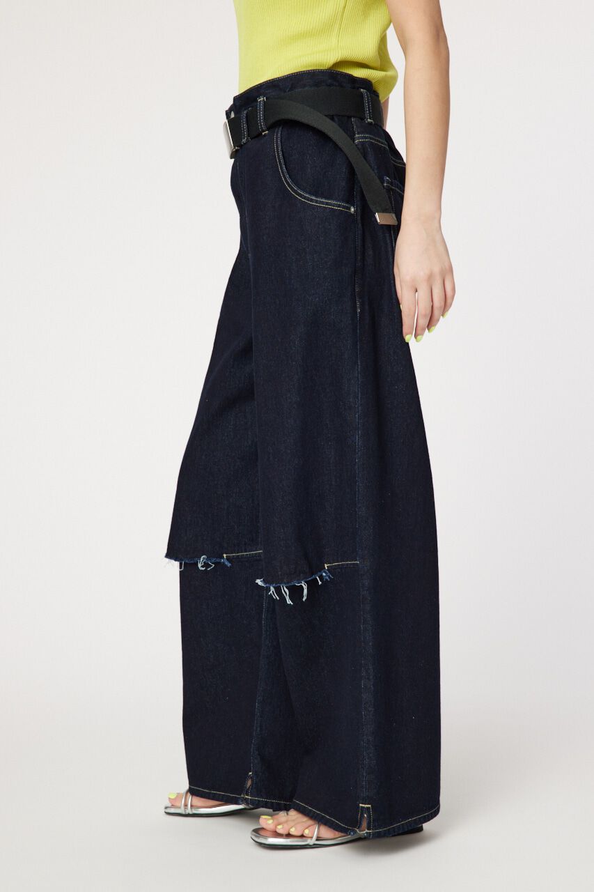 RODEO CROWNS「ベルト付きデニム」|デニム|