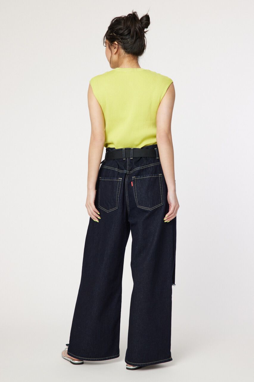 RODEO CROWNS「ベルト付きデニム」|デニム|