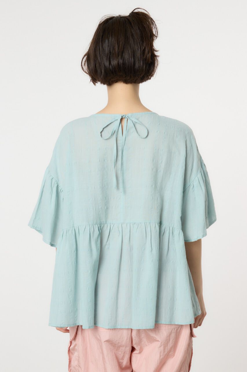 RODEO CROWNS「リネンライクフリルブラウス」|シャツ・ブラウス|