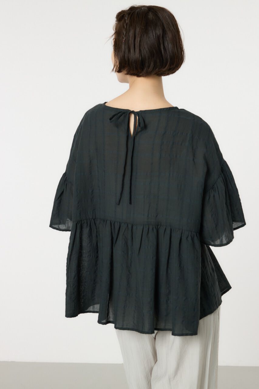 RODEO CROWNS「リネンライクフリルブラウス」|シャツ・ブラウス|