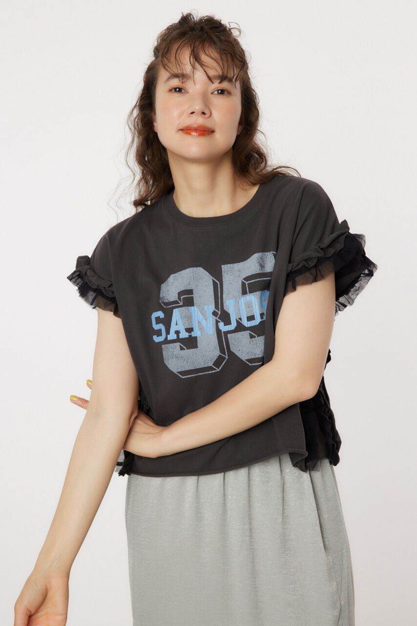 RODEO CROWNS「フリルナンバートップス」|Tシャツ・カットソー|