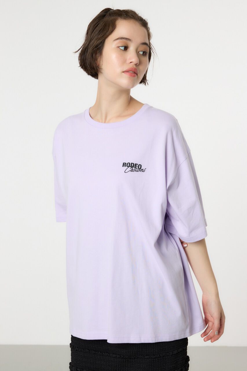 RODEO CROWNS「STRIDE LOGO Tシャツ」|Tシャツ・カットソー|L/PUR1