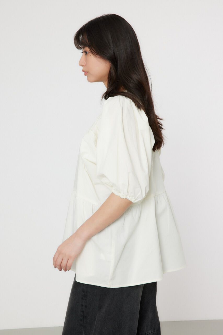 RODEO CROWNS「袖ボリュームペプラムトップス」|シャツ・ブラウス|