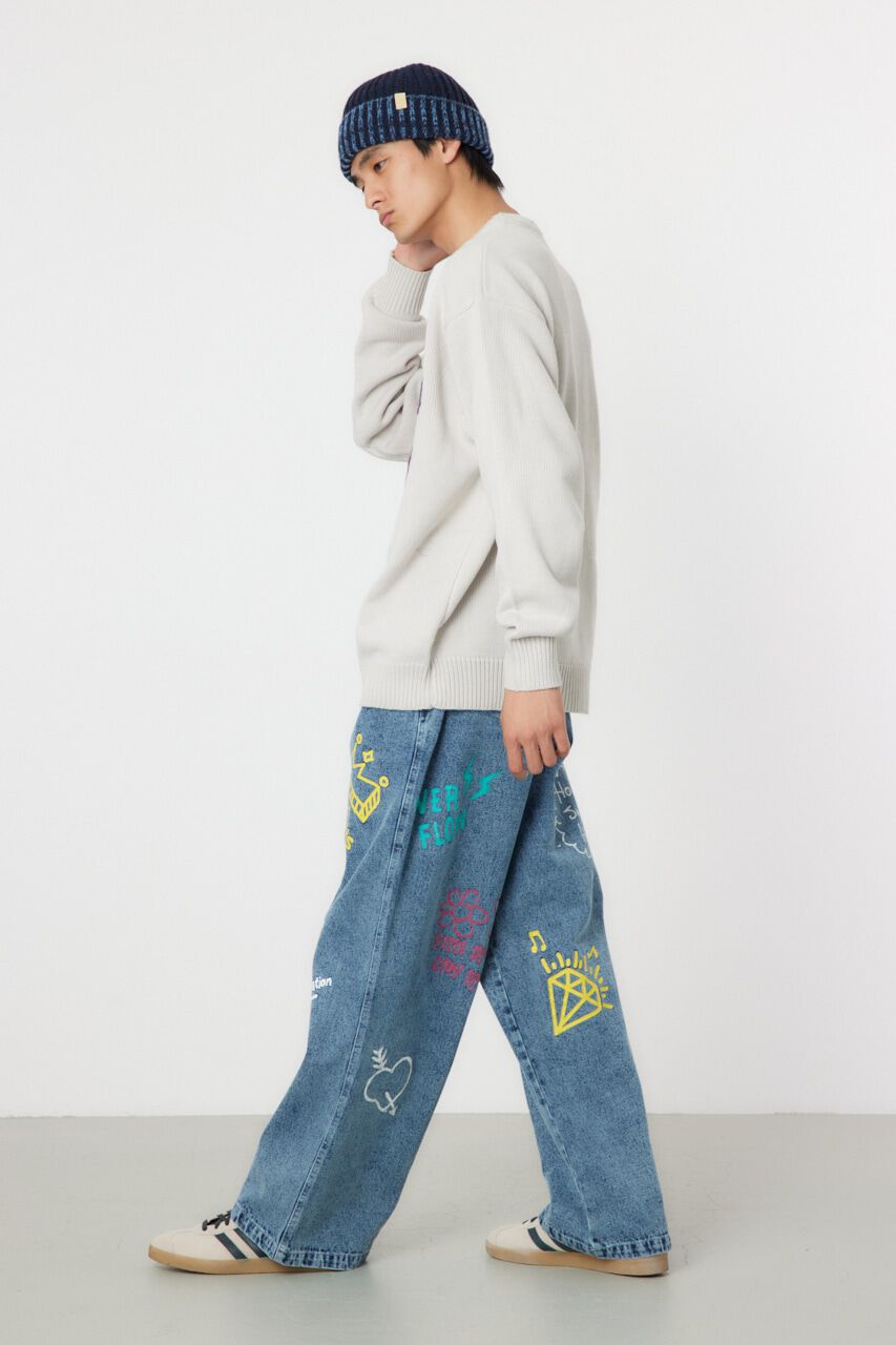 RODEO CROWNS「rakugaki デニムパンツ」|デニム|