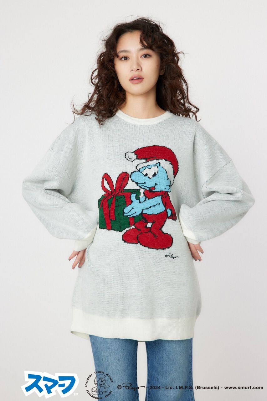 RODEO CROWNS「(THE SMURFS)チュニックニットワンピース」|ワンピース|
