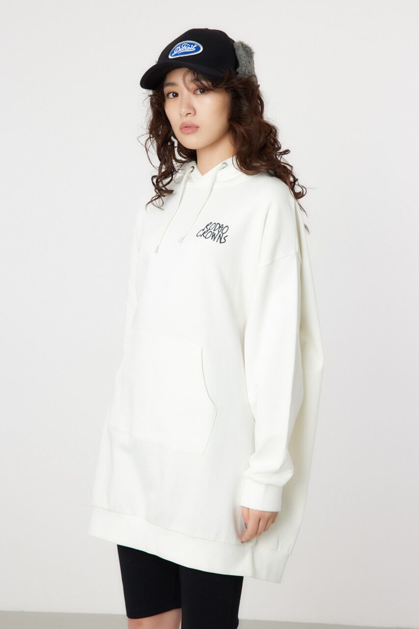 RODEO CROWNS「クラウンエンボス LOGO パーカーワンピース」|ワンピース|
