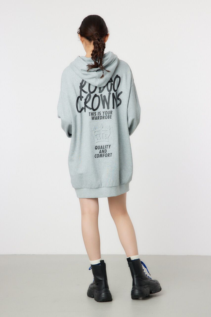 RODEO CROWNS「クラウンエンボス LOGO パーカーワンピース」|ワンピース|