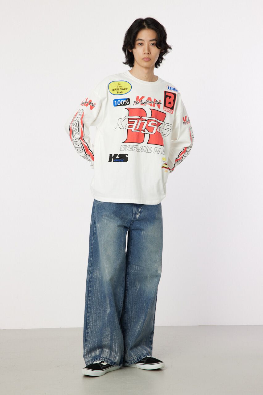 RODEO CROWNS「レーシング ロングスリーブTシャツ」|Tシャツ・カットソー|