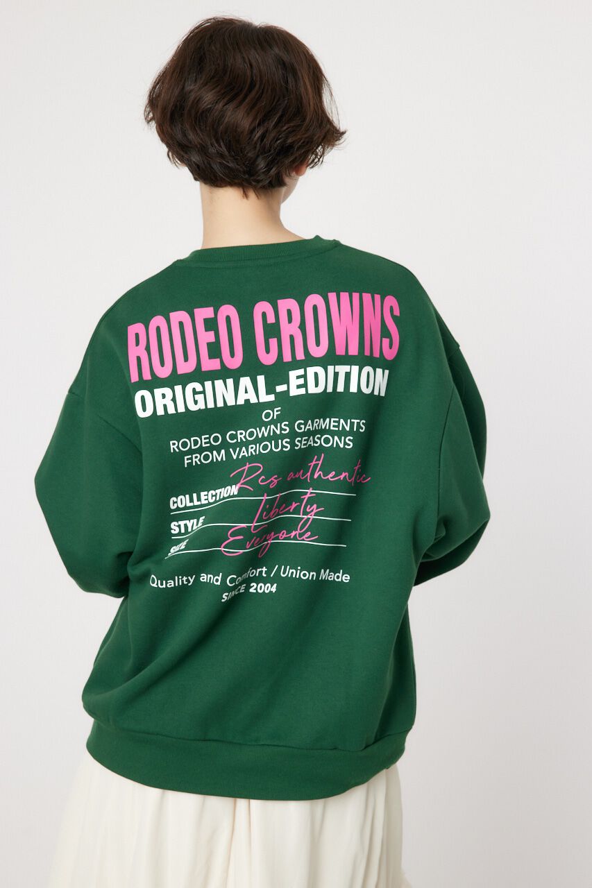 RODEO CROWNS「ORIGINAL EDITIONロゴスウェット」|パーカー|D/GRN3