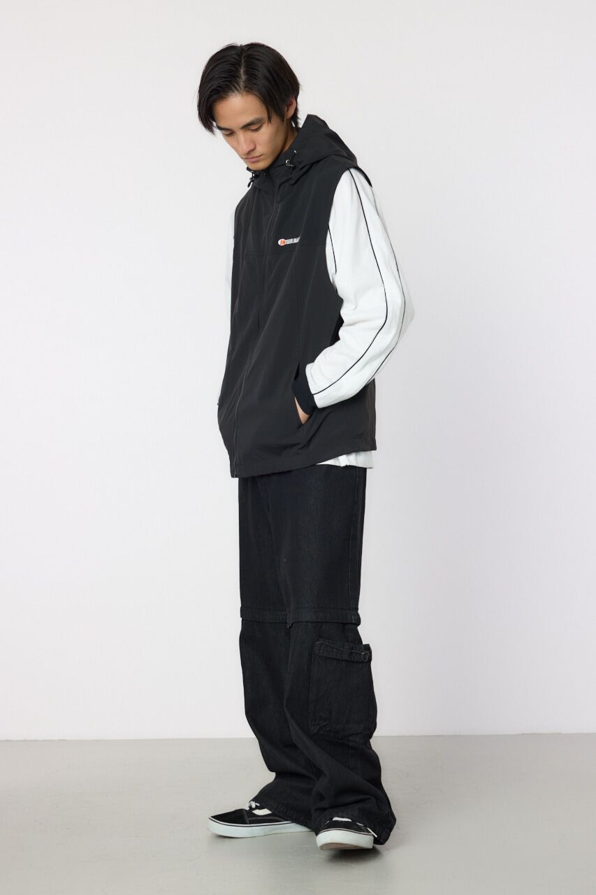 RODEO CROWNS「ドロストフーデッドベスト」|ダウンベスト・ベスト|