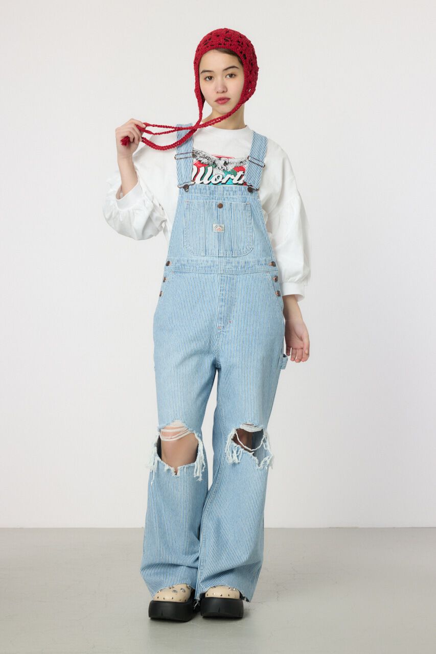 RODEO CROWNS「クラッシュオーバーオール」|その他|柄BLU5