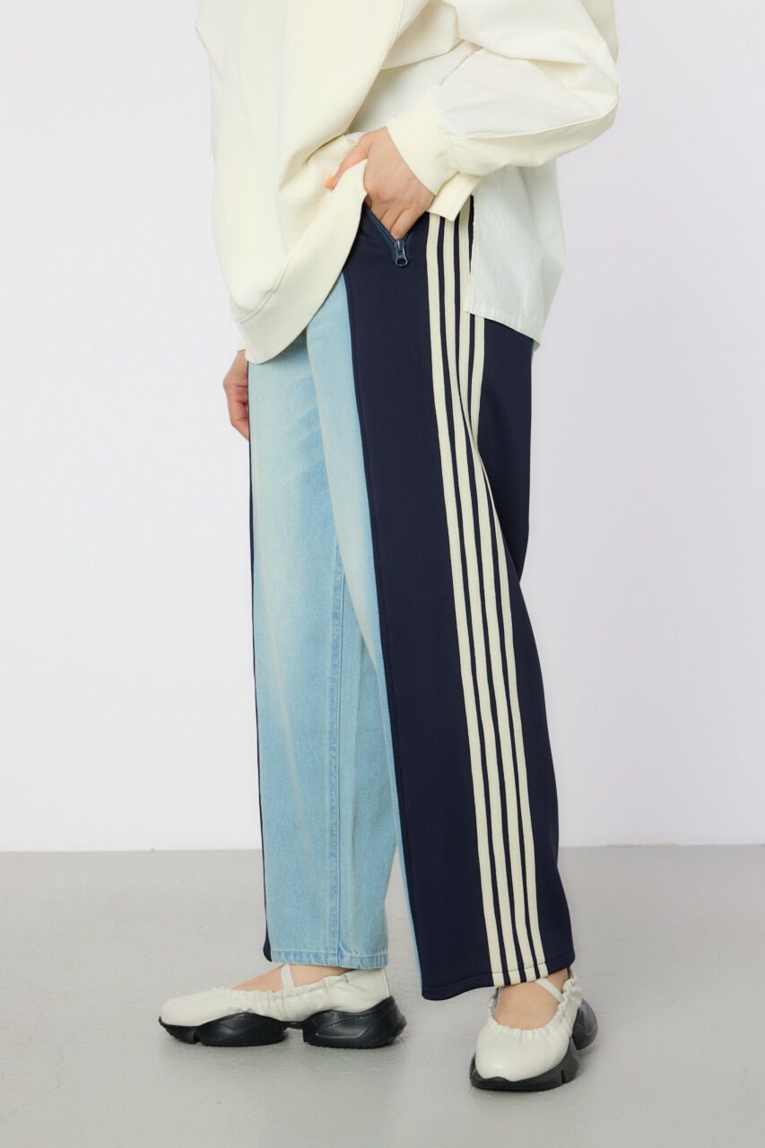 RODEO CROWNS「カスタムトラックデニムパンツ」|デニム|柄NVY5