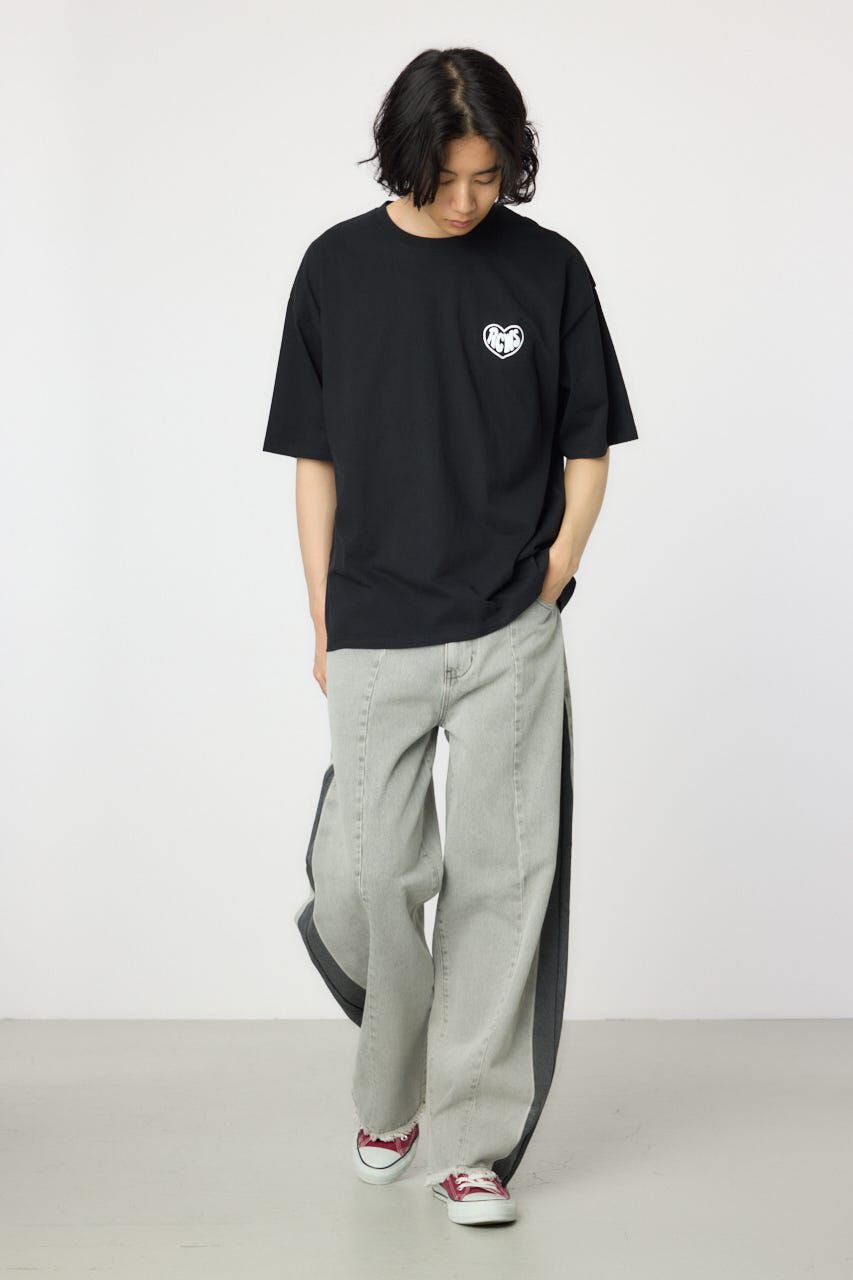 RODEO CROWNS「シームラインワイドデニムパンツ」|デニム|