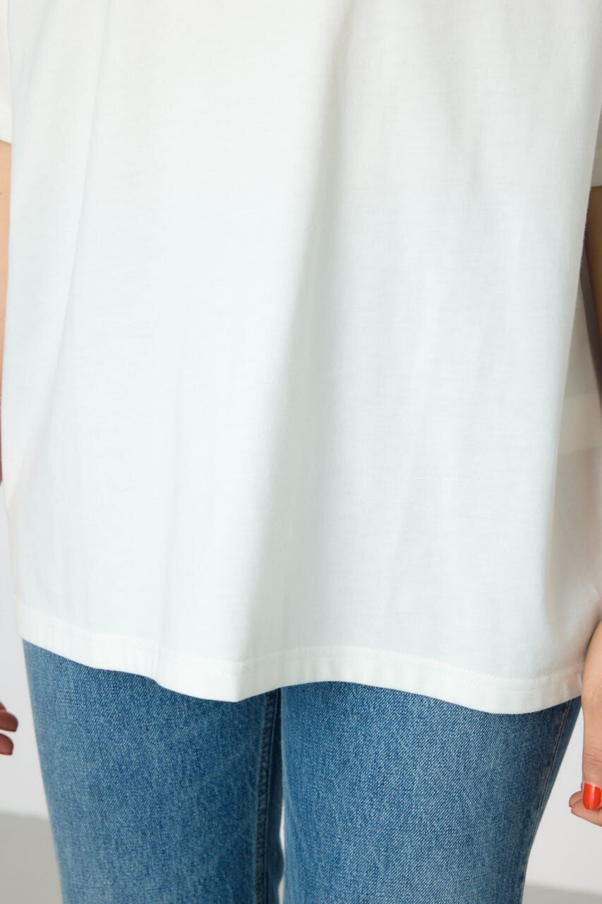 RODEO CROWNS「Overlap デニムアップリケTシャツ」|Tシャツ・カットソー|