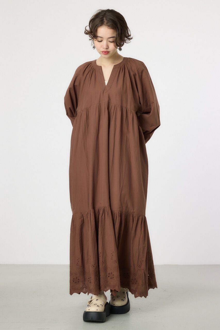 RODEO CROWNS「コットンレーススカラップワンピース」|ワンピース|