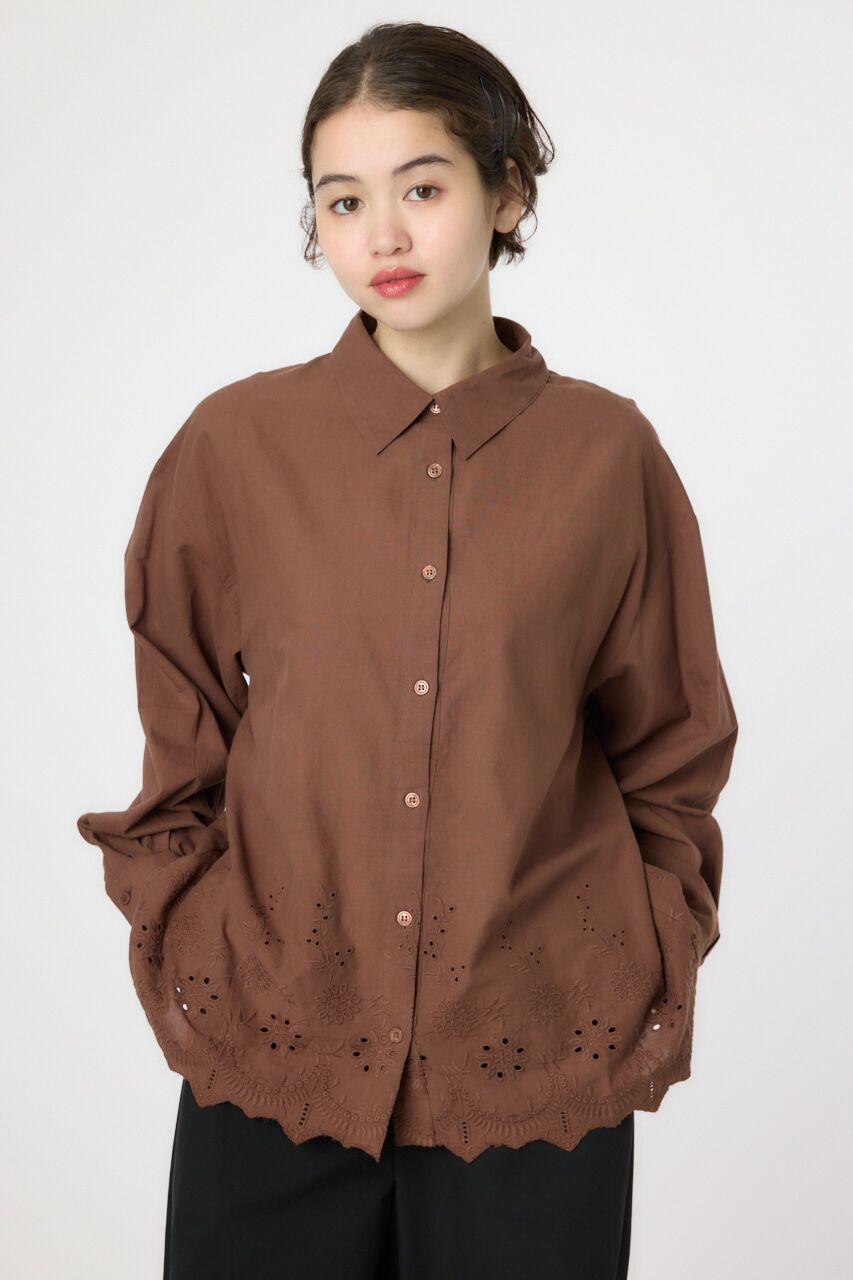 RODEO CROWNS「スカラップシャツ」|シャツ・ブラウス|BRN