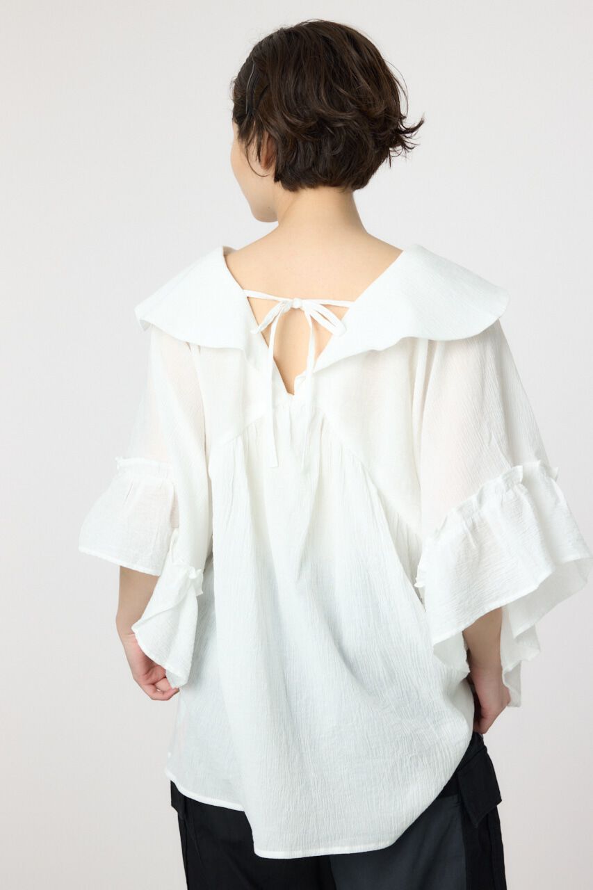 RODEO CROWNS「ボリュームフリルチュニック」|シャツ・ブラウス|